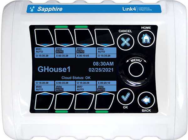 Link4 Sapphire Irrigation/Mist Controller with Cloud - Mist & Water Controllers